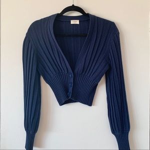 Rare Aritzia Wilfred Thais plunge front cardigan